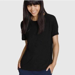 Kit and Ace Cashmere Blend tee size 6, black